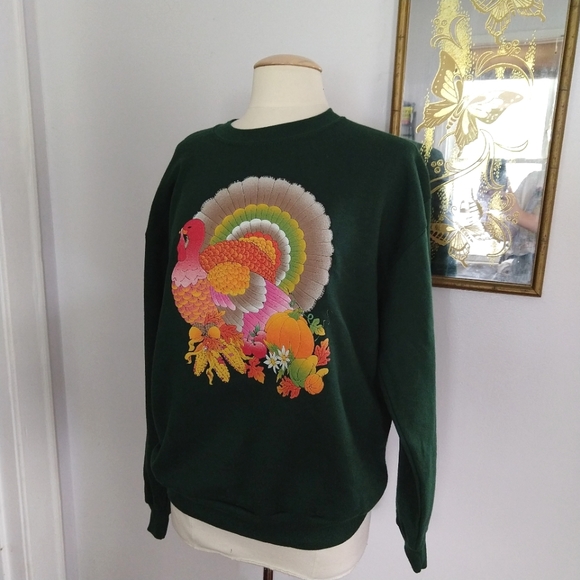 Vintage Jerzees Autumn Turkey Sweatshirt